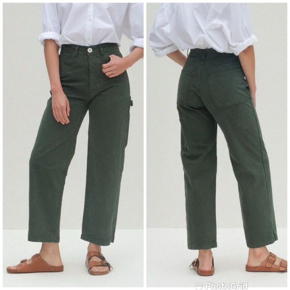 Jesse Kamm HANDY PANTS Forest Service Green New With Tags! - Picture 2 of 14